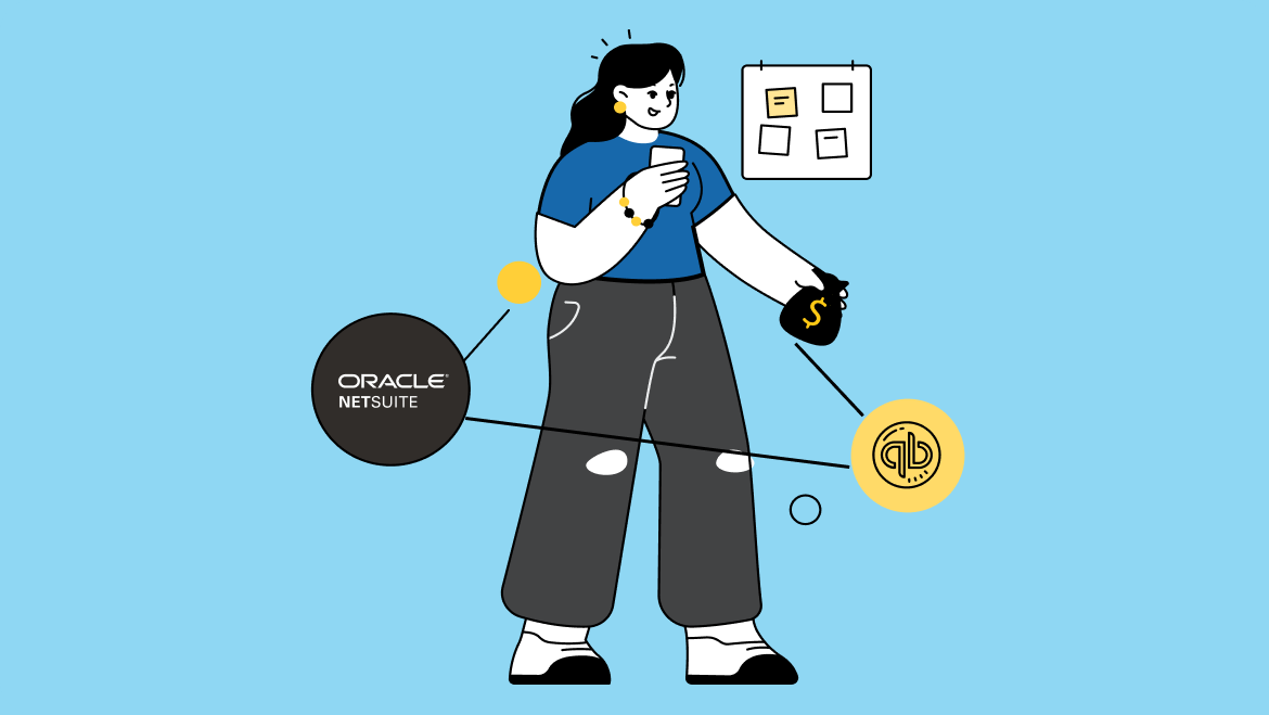 A professional woman automating rental operations using NetSuite Rental Management Software.